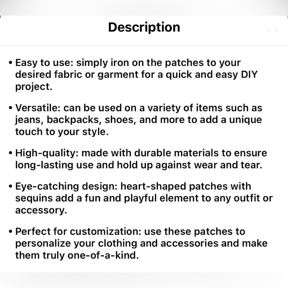 Silver Rhinestone Iron-On Applique Craft, Clothing Embellishments, New - Picture 8 of 14